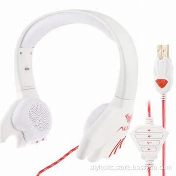 USB Professional Gaming Wired Headphone with Line-control & Microphone